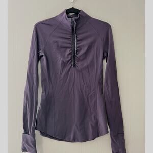 Lululemon Fast As Light 1/2 Zip Boysenberry Size 4